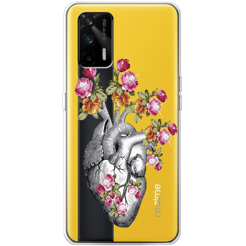 Чехол BoxFace со стразами Realme GT 5G Heart