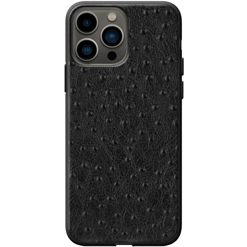 Кожаный чехол Boxface Apple iPhone 13 Pro Strauss Black