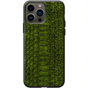 Кожаный чехол Boxface Apple iPhone 13 Pro Reptile Forest Green