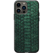 Кожаный чехол Boxface Apple iPhone 13 Pro Reptile Emerald