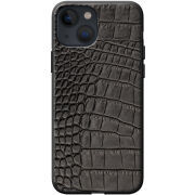 Кожаный чехол Boxface Apple iPhone 13 Crocodile Black