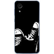 Чехол BoxFace Samsung Galaxy A03 Core (A032F) Black Sneakers