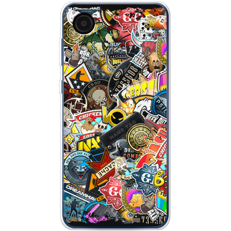 Чехол BoxFace Samsung Galaxy A03 Core (A032F) CS:Go Stickerbombing