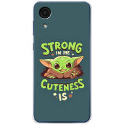 Чехол BoxFace Samsung Galaxy A03 Core (A032F) Strong in me Cuteness is