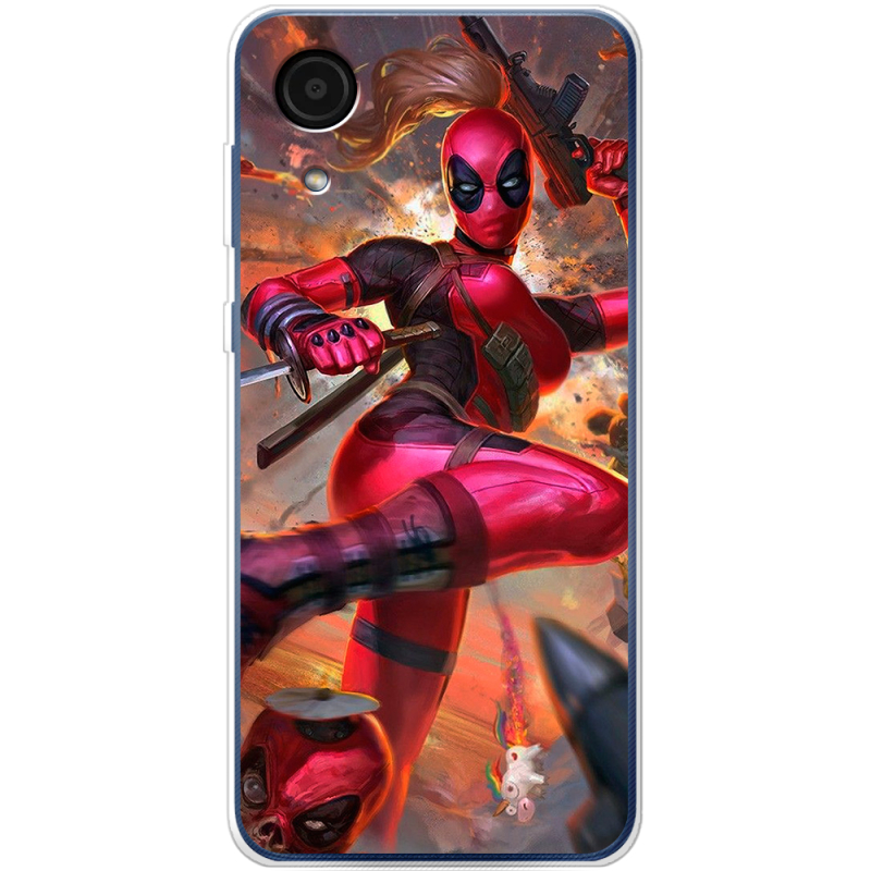 Чехол BoxFace Samsung Galaxy A03 Core (A032F) Woman Deadpool