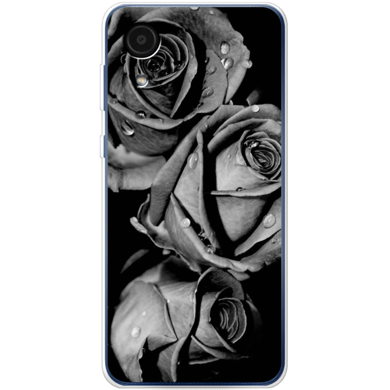 Чехол BoxFace Samsung Galaxy A03 Core (A032F) Black and White Roses