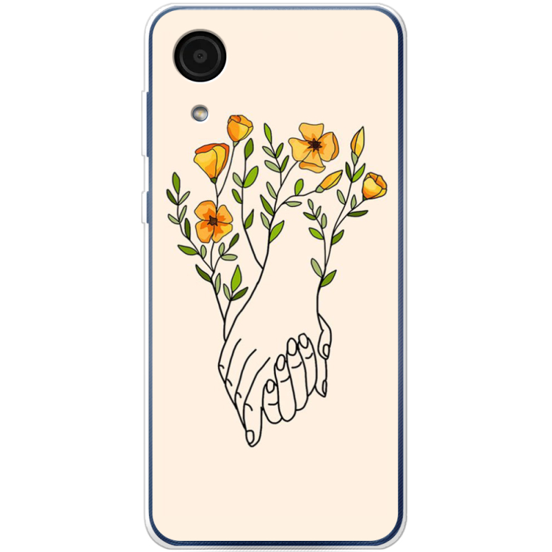 Чехол BoxFace Samsung Galaxy A03 Core (A032F) Flower Hands