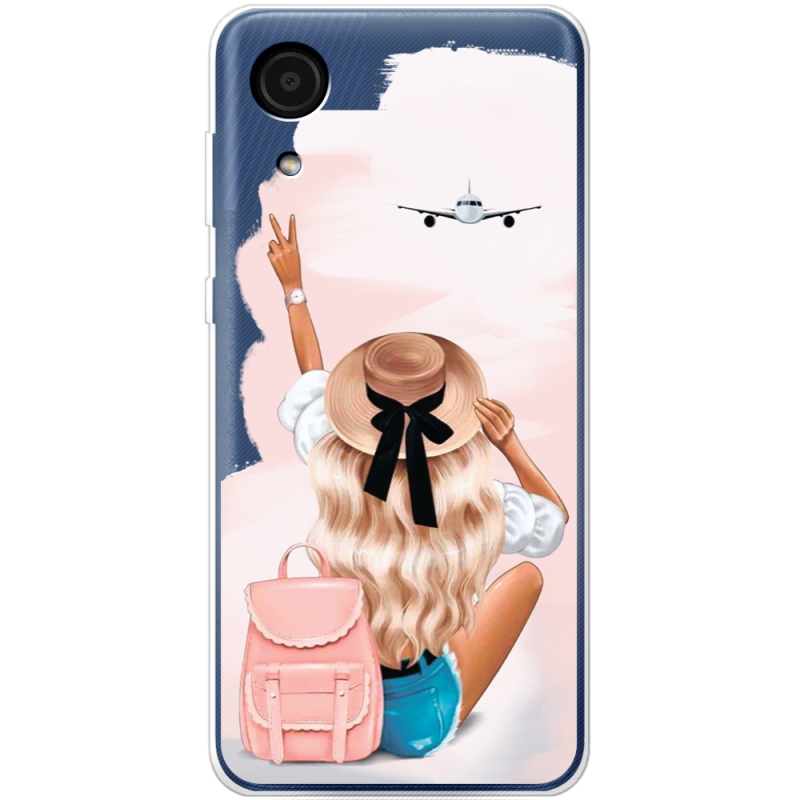 Прозрачный чехол BoxFace Samsung Galaxy A03 Core (A032F) Travel Girl