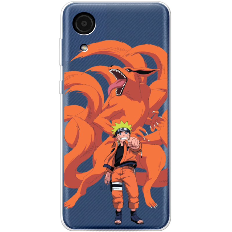 Прозрачный чехол BoxFace Samsung Galaxy A03 Core (A032F) Naruto and Kurama