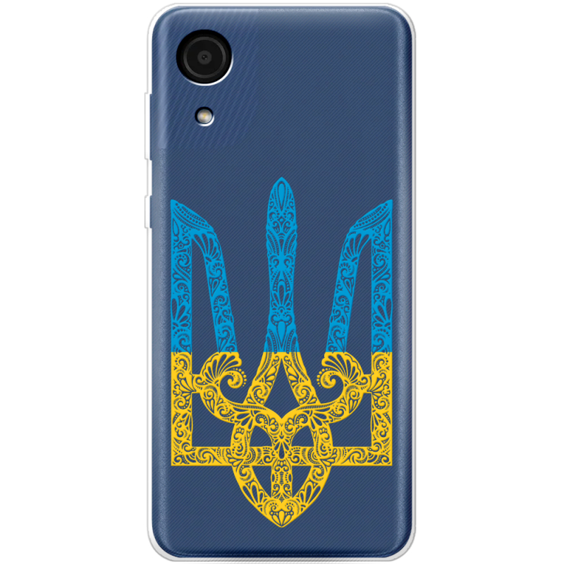 Прозрачный чехол BoxFace Samsung Galaxy A03 Core (A032F) Gold Trident