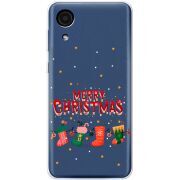Прозрачный чехол BoxFace Samsung Galaxy A03 Core (A032F) Merry Christmas
