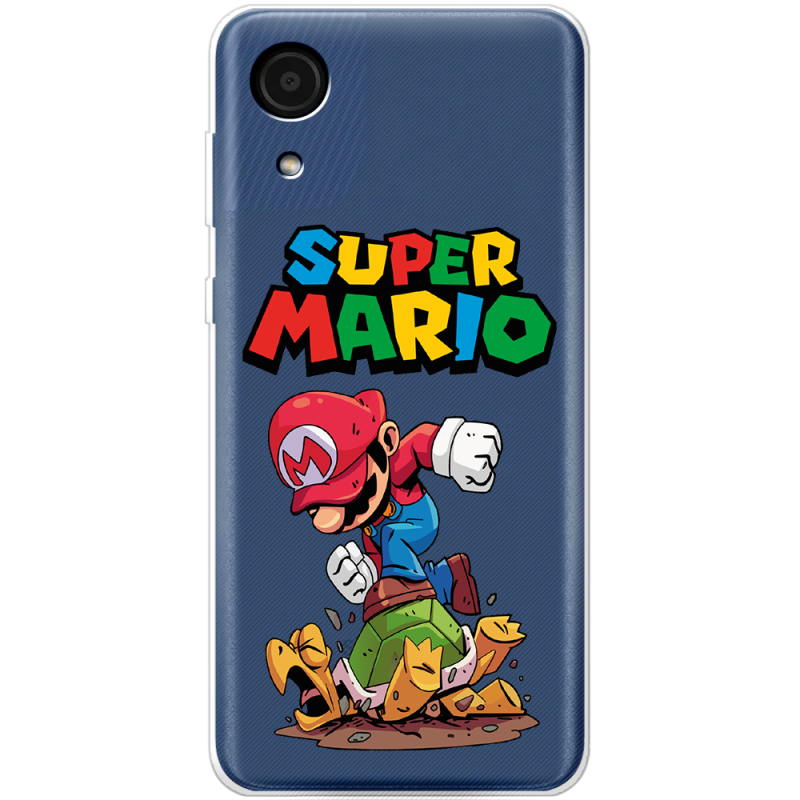 Прозрачный чехол BoxFace Samsung Galaxy A03 Core (A032F) Super Mario