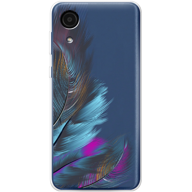Прозрачный чехол BoxFace Samsung Galaxy A03 Core (A032F) Feathers
