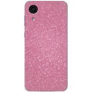 Чехол с блёстками BoxFace Samsung Galaxy A03 Core (A032F) Розовый