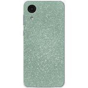 Чехол с блёстками BoxFace Samsung Galaxy A03 Core (A032F) Зеленый