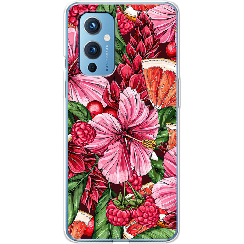 Чехол BoxFace OnePlus 9 Tropical Flowers