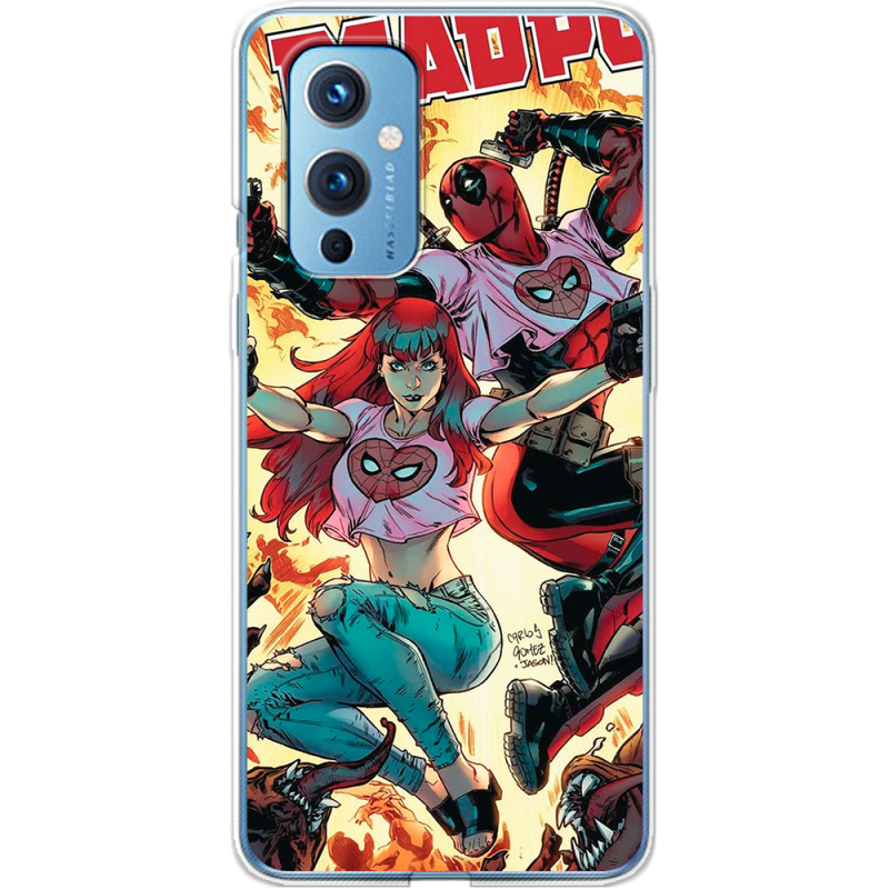 Чехол BoxFace OnePlus 9 Deadpool and Mary Jane