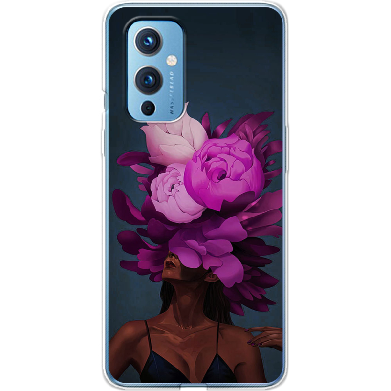 Чехол BoxFace OnePlus 9 Exquisite Purple Flowers