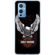Чехол BoxFace OnePlus 9 Harley Davidson and eagle