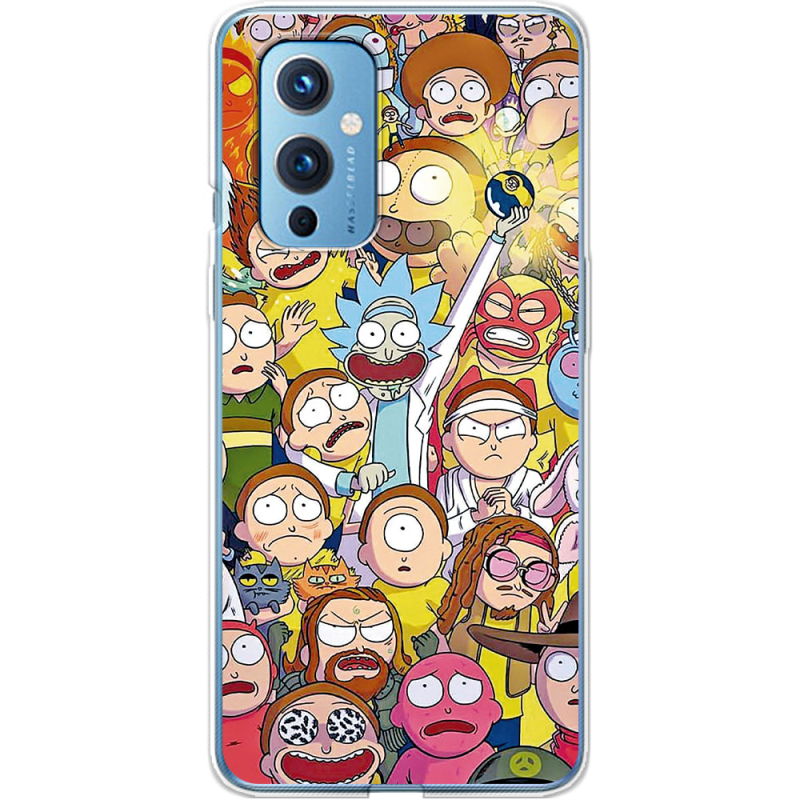 Чехол BoxFace OnePlus 9 Rick and Morty