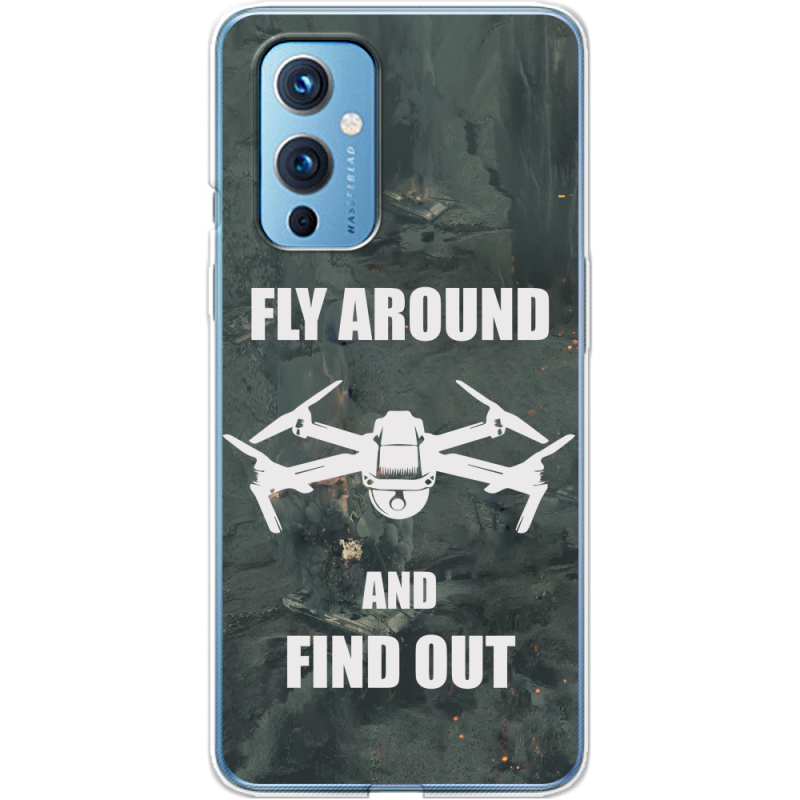 Чехол BoxFace OnePlus 9 Дрон Fly Around