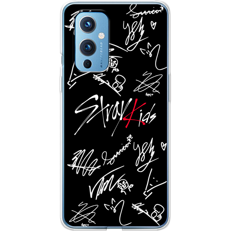 Чехол BoxFace OnePlus 9 Stray Kids автограф