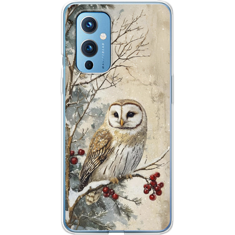 Чехол BoxFace OnePlus 9 Christmas Owl