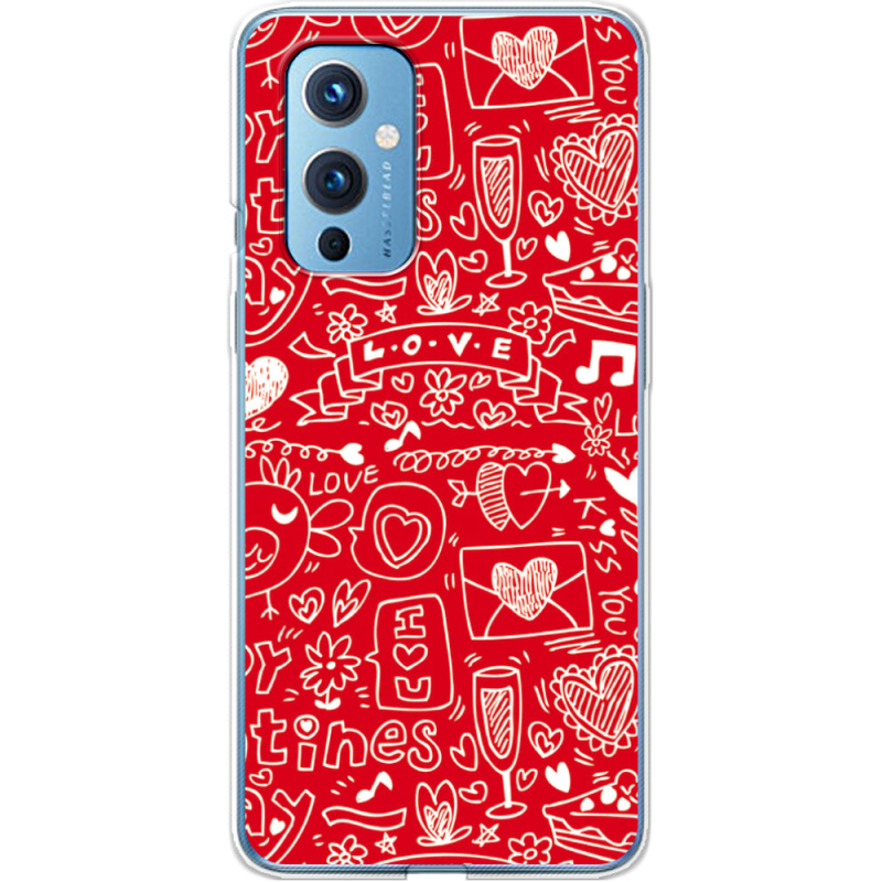 Чехол BoxFace OnePlus 9 Happy Valentines