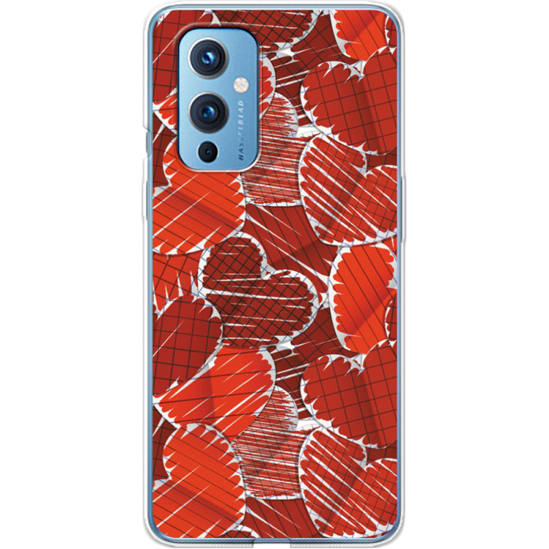 Чехол BoxFace OnePlus 9 Heart Strings