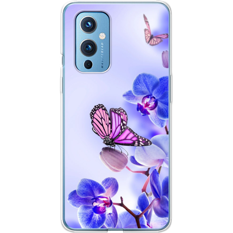 Чехол BoxFace OnePlus 9 Orchids and Butterflies