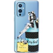 Прозрачный чехол BoxFace OnePlus 9 City Girl