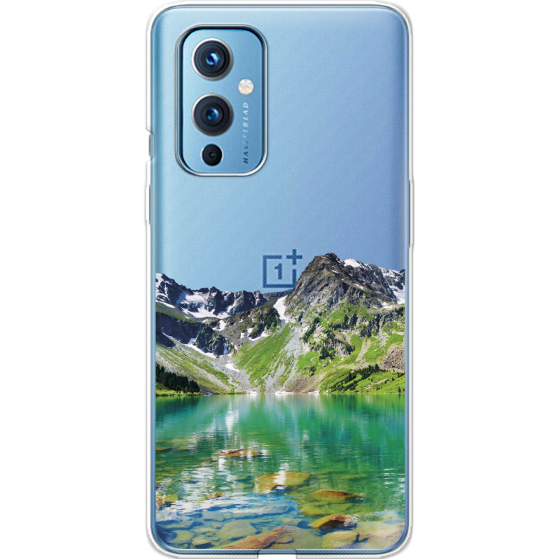 Прозрачный чехол BoxFace OnePlus 9 Green Mountain