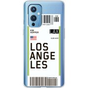 Прозрачный чехол BoxFace OnePlus 9 Ticket Los Angeles
