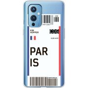 Прозрачный чехол BoxFace OnePlus 9 Ticket Paris
