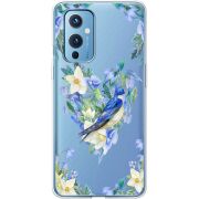 Прозрачный чехол BoxFace OnePlus 9 Spring Bird