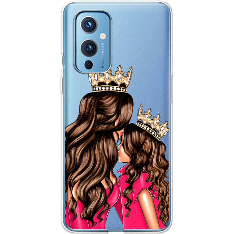 Прозрачный чехол BoxFace OnePlus 9 Queen and Princess