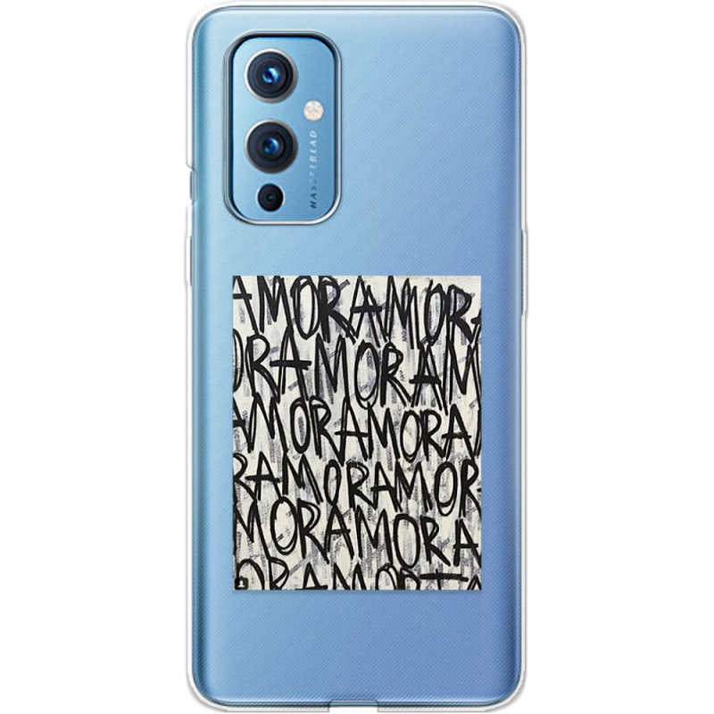 Прозрачный чехол BoxFace OnePlus 9 Amor Amor