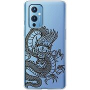 Прозрачный чехол BoxFace OnePlus 9 Chinese Dragon