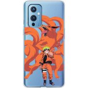 Прозрачный чехол BoxFace OnePlus 9 Naruto and Kurama