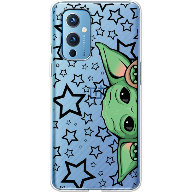 Прозрачный чехол BoxFace OnePlus 9 Baby Yoda