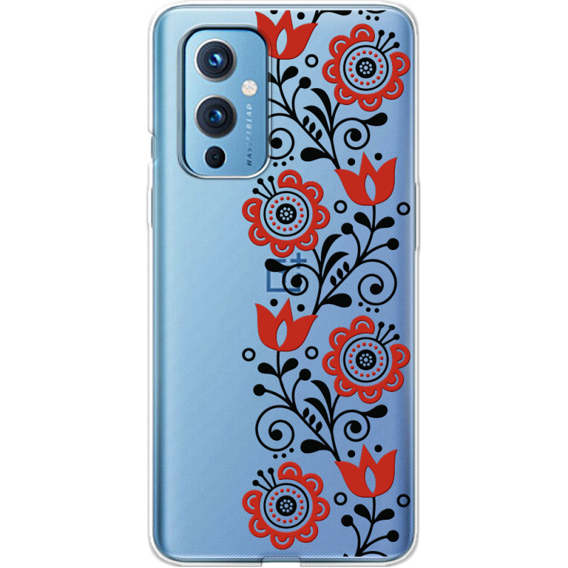 Прозрачный чехол BoxFace OnePlus 9 Ethno Ornament