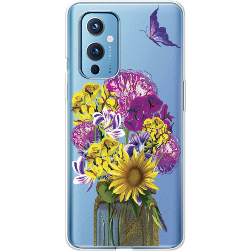 Прозрачный чехол BoxFace OnePlus 9 My Bouquet