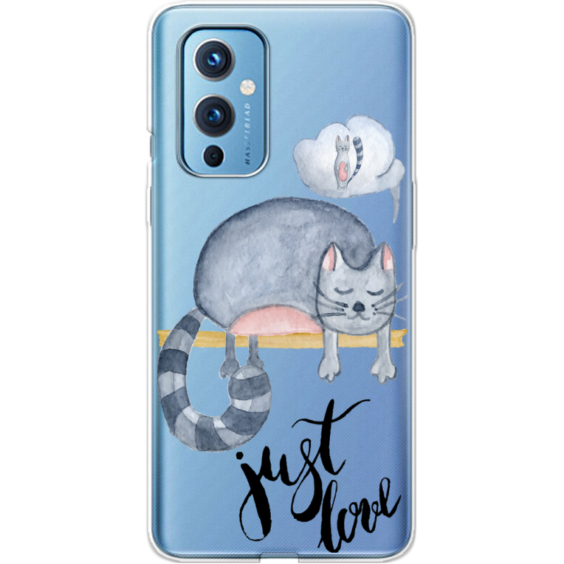 Прозрачный чехол BoxFace OnePlus 9 Just Love