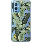 Прозрачный чехол BoxFace OnePlus 9 Banana Leaves