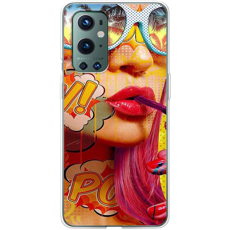 Чехол BoxFace OnePlus 9 Pro Yellow Girl Pop Art