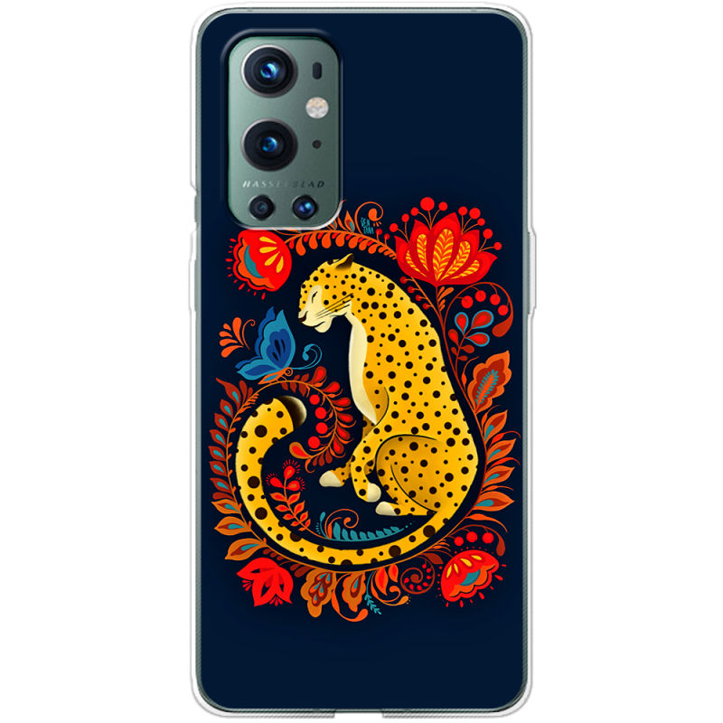 Чехол BoxFace OnePlus 9 Pro Petrykivka Leopard
