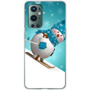 Чехол BoxFace OnePlus 9 Pro Skier Snowman
