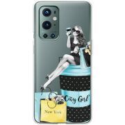 Прозрачный чехол BoxFace OnePlus 9 Pro City Girl