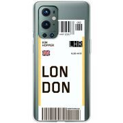 Прозрачный чехол BoxFace OnePlus 9 Pro Ticket London