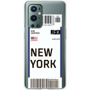 Прозрачный чехол BoxFace OnePlus 9 Pro Ticket New York